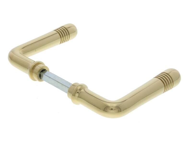 Deurkruk Messing Art Deco 116 mm