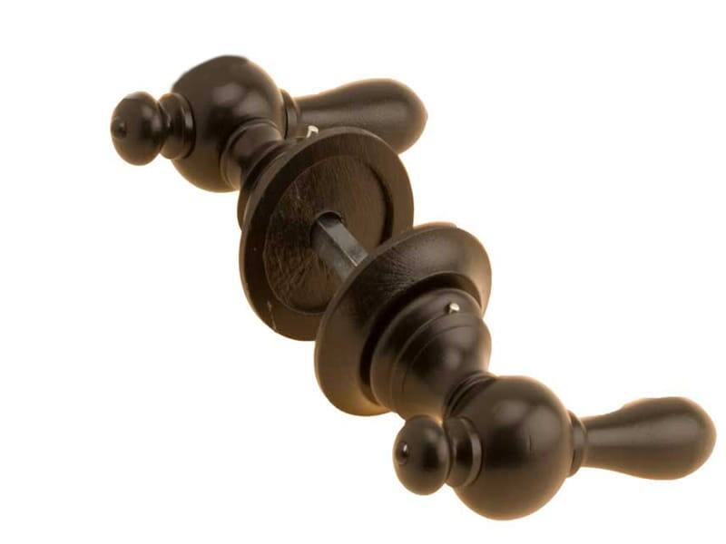 Knopkruk Hout Zwart Peer model