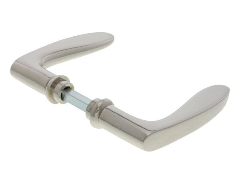 Deurkruk Nikkel Banaan plat 110 mm