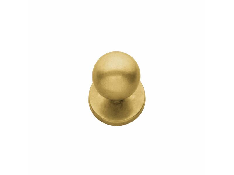 Intersteel Voordeurknop bol rond messing getrommeld