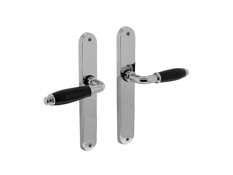 Intersteel Deurkruk Courgette met ovaal schild blind chroom