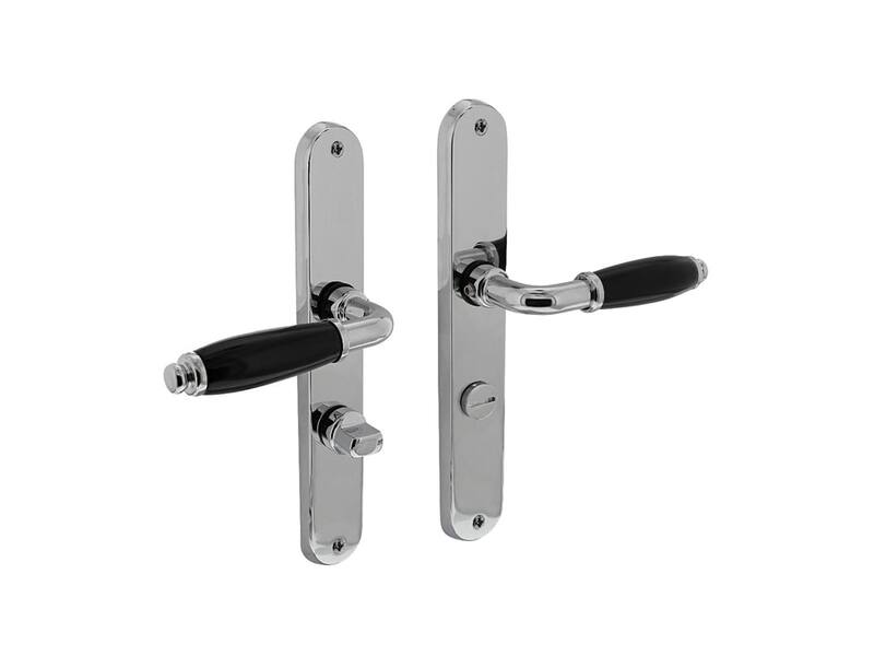 Intersteel Deurkruk Courgette met ovaal schild WC63 chroom
