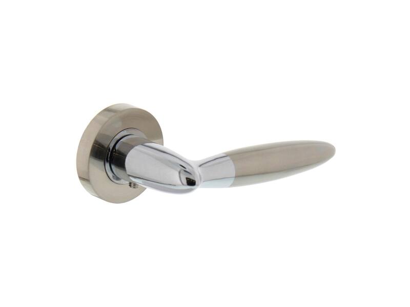 Intersteel Deurkruk Elen op rozet Chroom