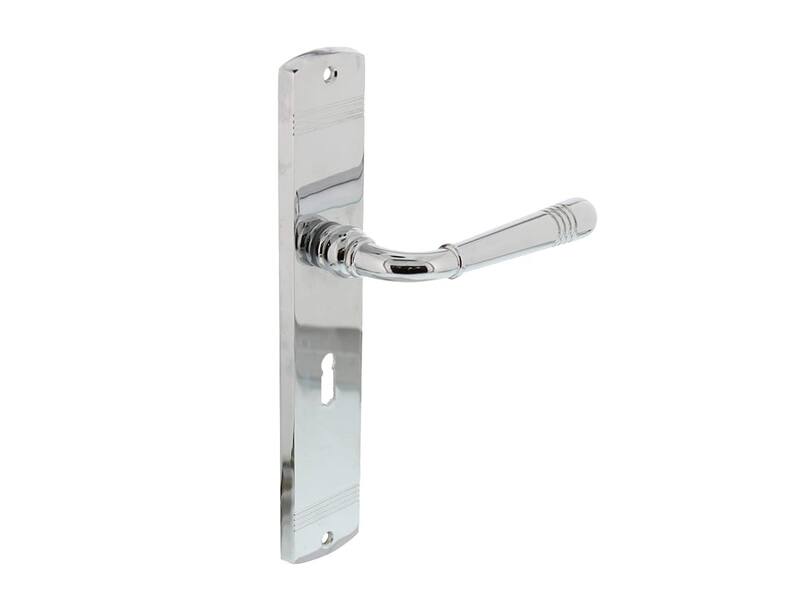 Intersteel Deurkruk Helena op schild SL56 mm chroom