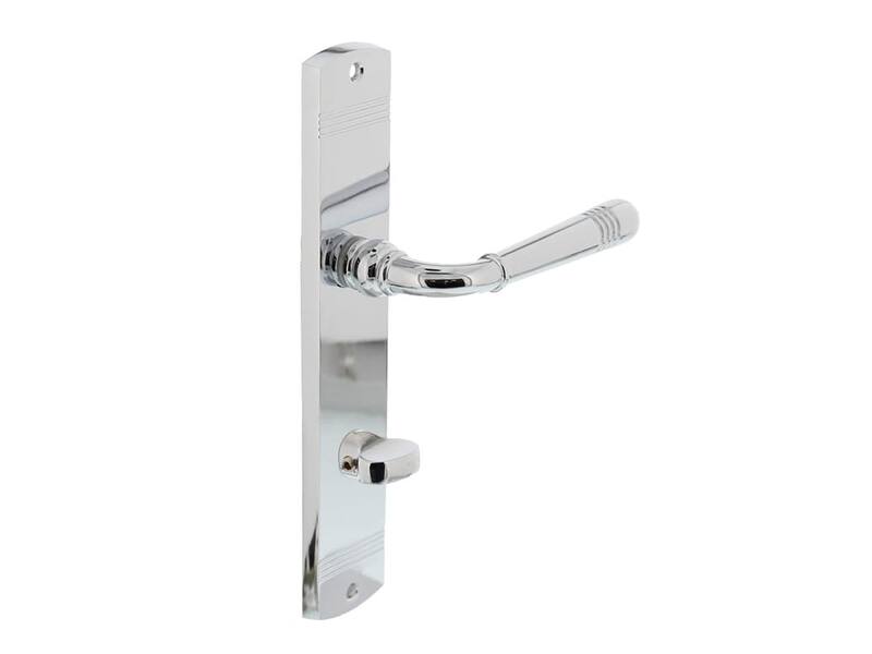 Intersteel Deurkruk Helena op schild WC63 mm chroom