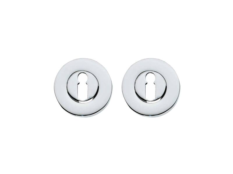 Sleutelrozet rond verdekt chroom 50mm