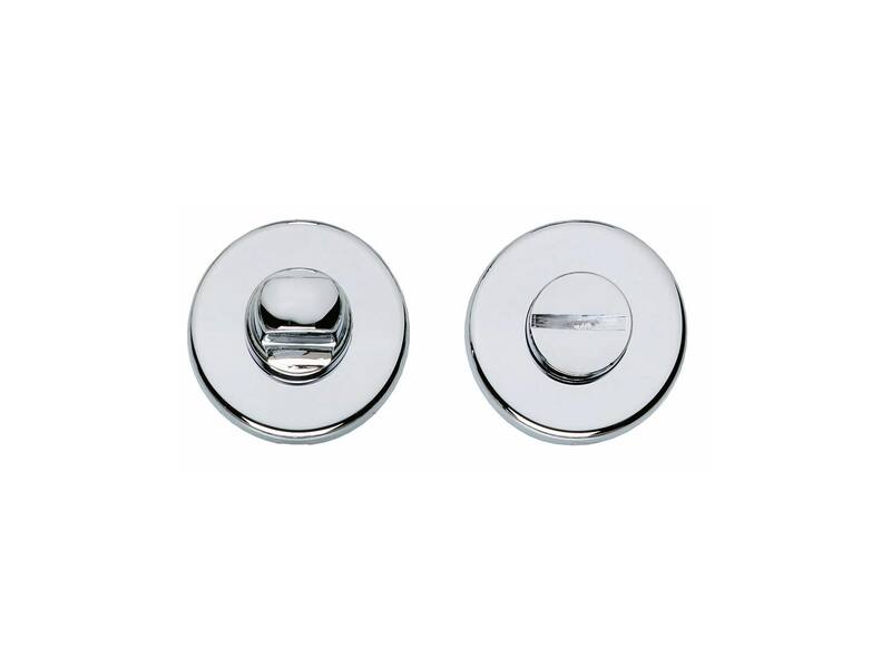 Intersteel Rozet toilet-/badkamersluiting rond verdekt kunststof chroom 8 mm