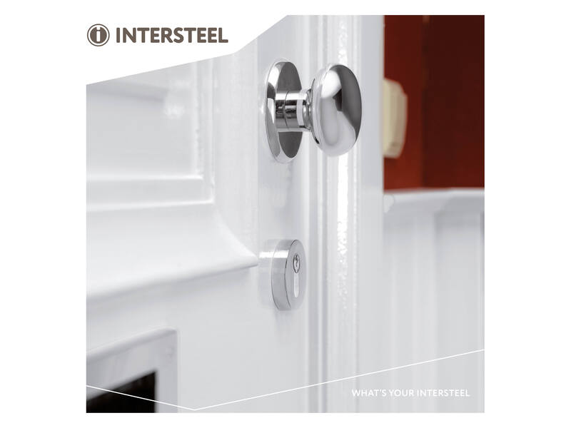 Intersteel Veiligheidsrozet rond SKG*** kerntrekbeveiliging chroom