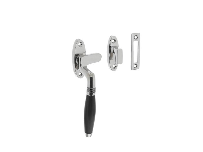 Intersteel Raamsluiting Ton links chroom / ebbenhout