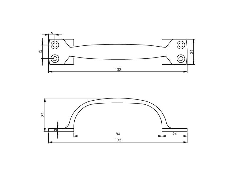 Intersteel Meubelgreep 130 mm chroom
