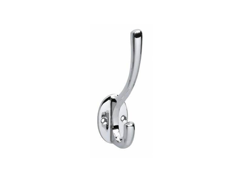 Intersteel Kapstokhaak ovaal Chroom