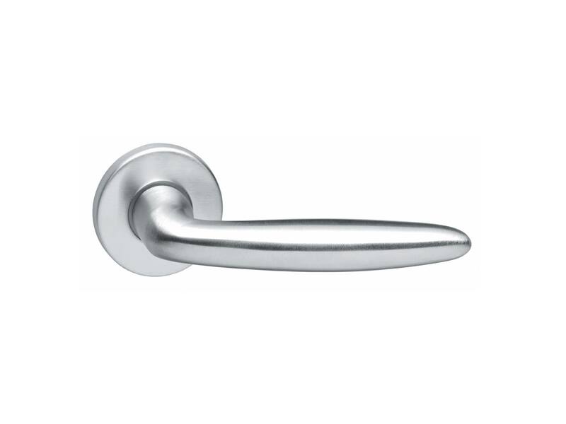Intersteel Deurkruk Sigaar op rozet chroom mat