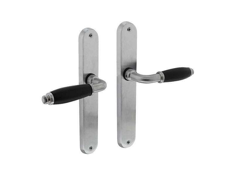 Intersteel Deurkruk Courgette met ovaal schild blind mat chroom