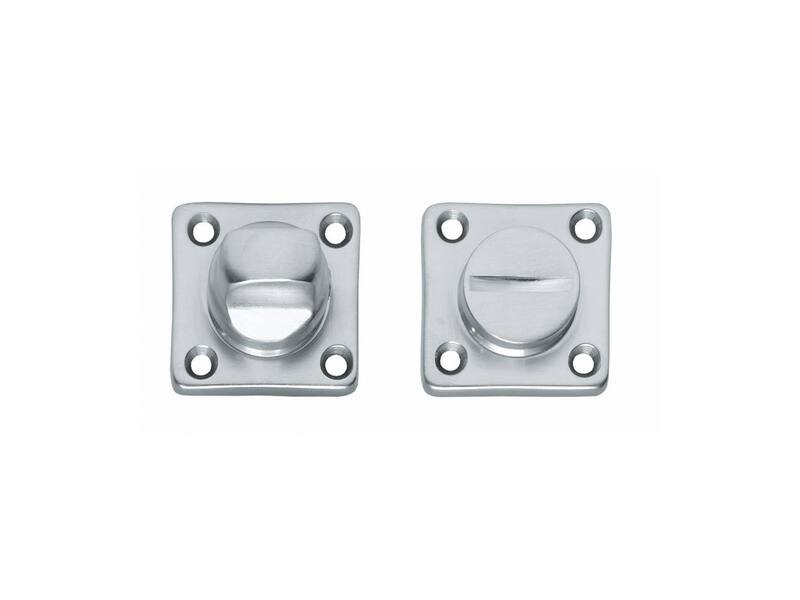Intersteel Rozet toilet-/badkamersluiting vierkant chroom mat