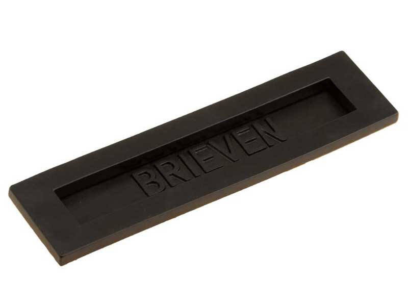 Briefplaat Zwart Brieven