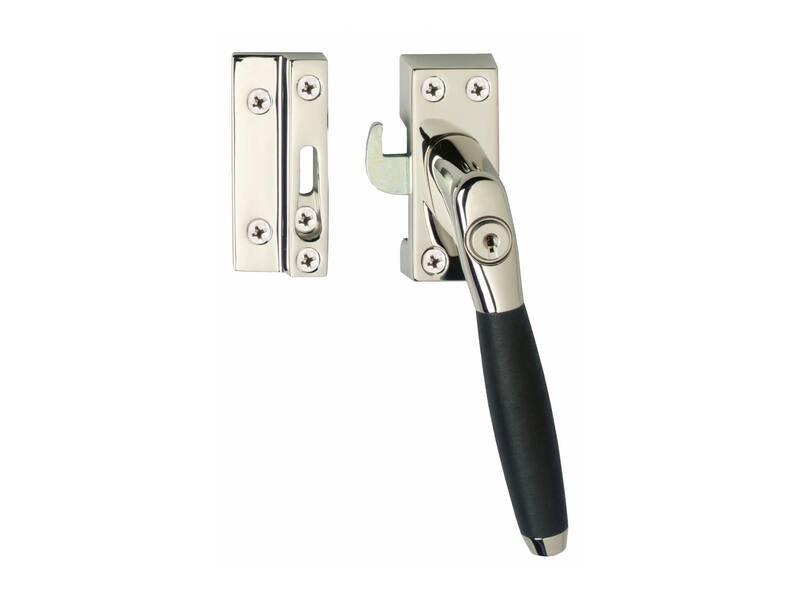 Intersteel Raamsluiting Ton 400 afsluitbaar SKG* rechts nikkel/ebbenhout