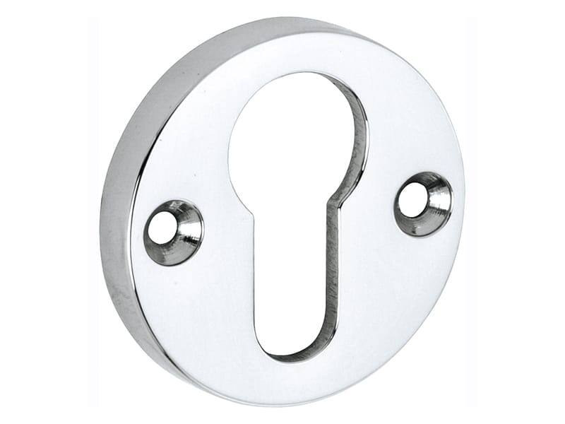 Profielcilinderrozet Chroom rond opschroevend 50mm