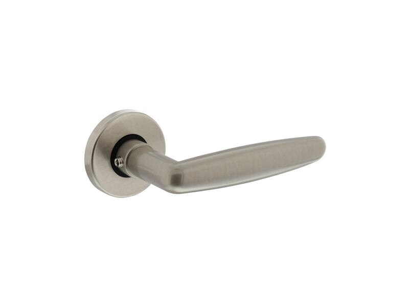 Intersteel Deurkruk Sophie met rozet 49x7mm verdekt mat nikkel