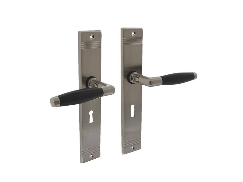 Intersteel Deurkruk Ton Basic met schild SL56mm nikkel mat