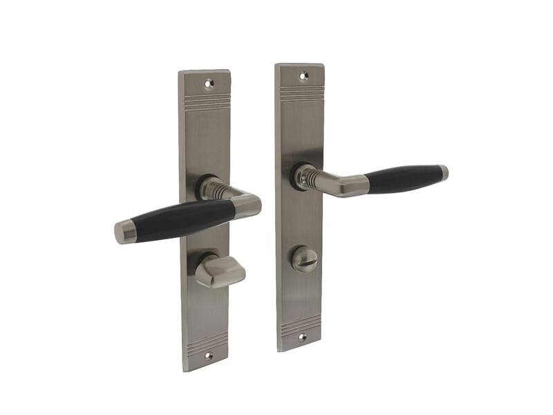 Intersteel Deurkruk Ton Basic met schild WC63mm nikkel mat