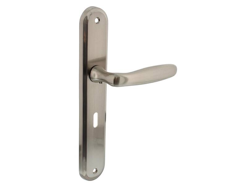 Intersteel Deurkruk Bjorn op schild SL56 mm nikkel mat