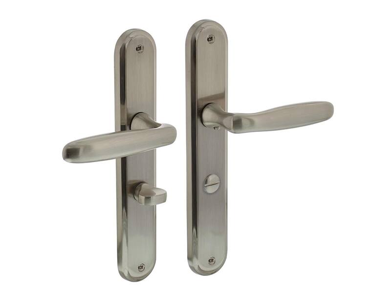 Intersteel Deurkruk Bjorn op schild WC63 mm nikkel mat