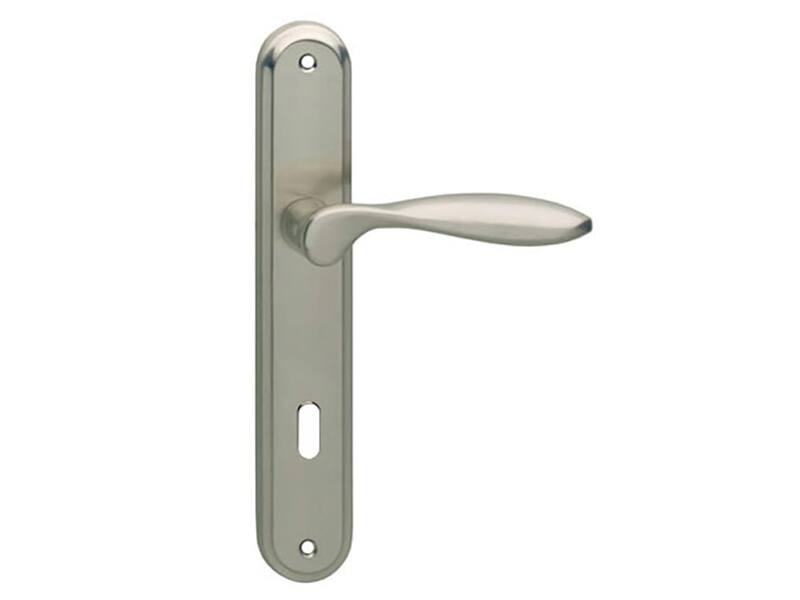 Intersteel Deurkruk George op schild SL72 mm Mat nikkel