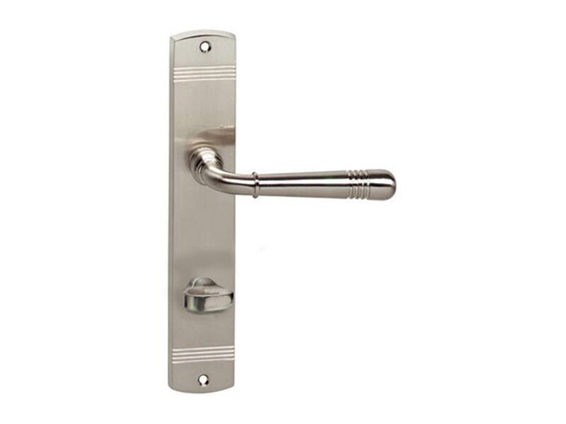 Intersteel Deurkruk Helena op schild WC63 mm nikkel mat