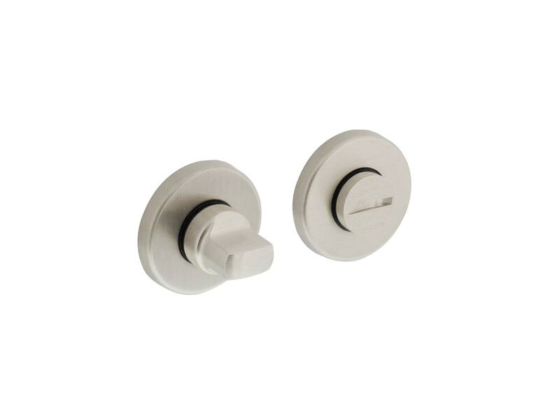 Intersteel Rozet rond 49x7mm toilet-/badkamersluiting nikkel mat