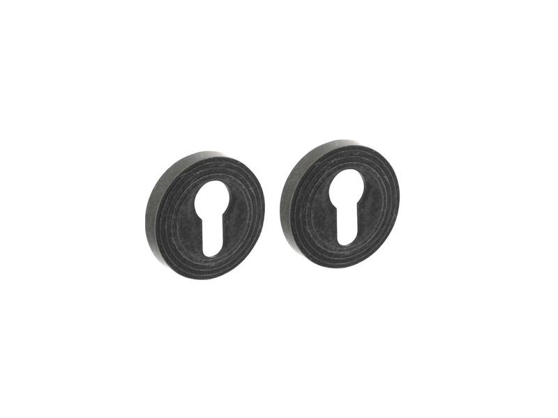 Intersteel Profielcilinderrozetten verdekt met rillen 54x9mm oud grijs