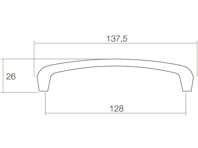 Intersteel Meubelgreep bloem 138 mm