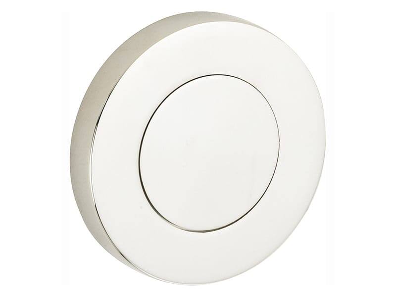 Blindrozet Nikkel Overschroef rond 50mm