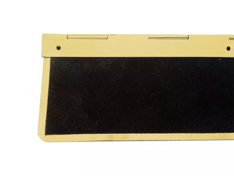 Tochtklep Messing rechthoek 280 x 80 mm