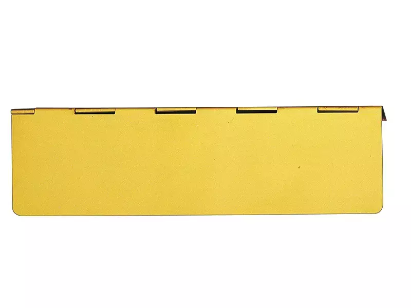 Tochtklep Messing rechthoek 280 x 80 mm