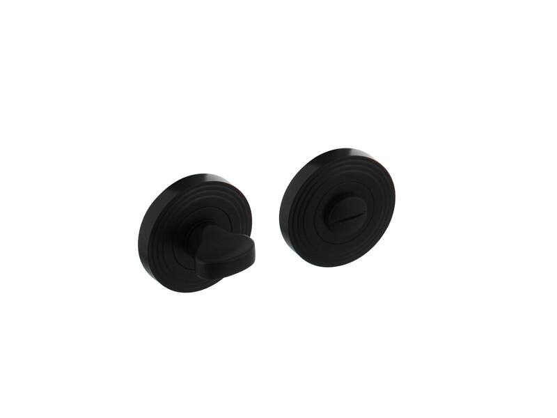 Intersteel Wc-sluiting verdekt rond 54x9mm met nokken zwart