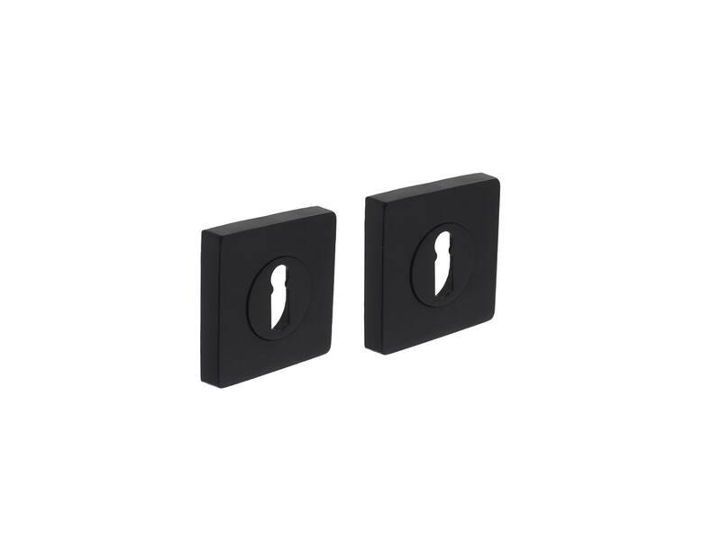 Intersteel Sleutelrozetten verdekt 55x55x10mm Zwart