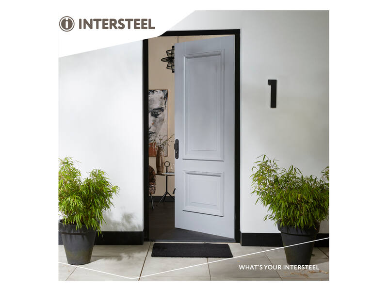 Intersteel Veiligheidsbeslag SKG*** greep/kruk profielcilinder 72 mm met kerntrekbeveiliging aluminium zwart