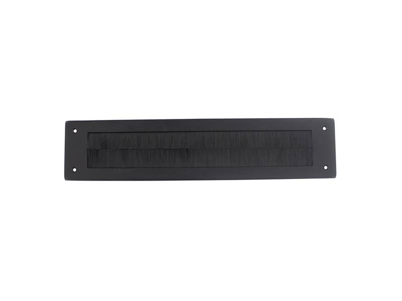 Intersteel Tochtwering rechthoek Zwart