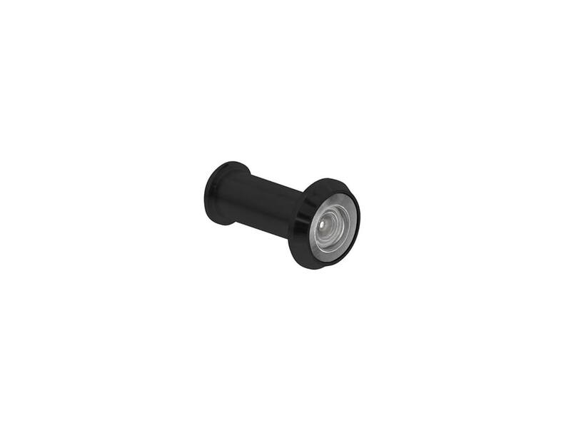 Intersteel Deurspion 180° kijkhoek zwart