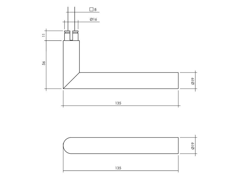 Intersteel Voordeurset veiligheidsbeslag SKG*** rond rozet rvs zwart met kerntrekbeveiliging