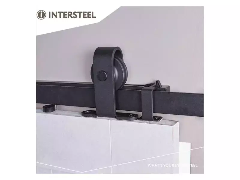 Intersteel Schuifdeursysteem Basic Top mat zwart