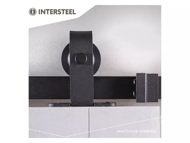 Intersteel Schuifdeursysteem Basic Top mat zwart