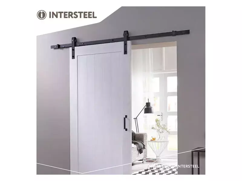 Intersteel Set van 2 hangrollen Basic zwart