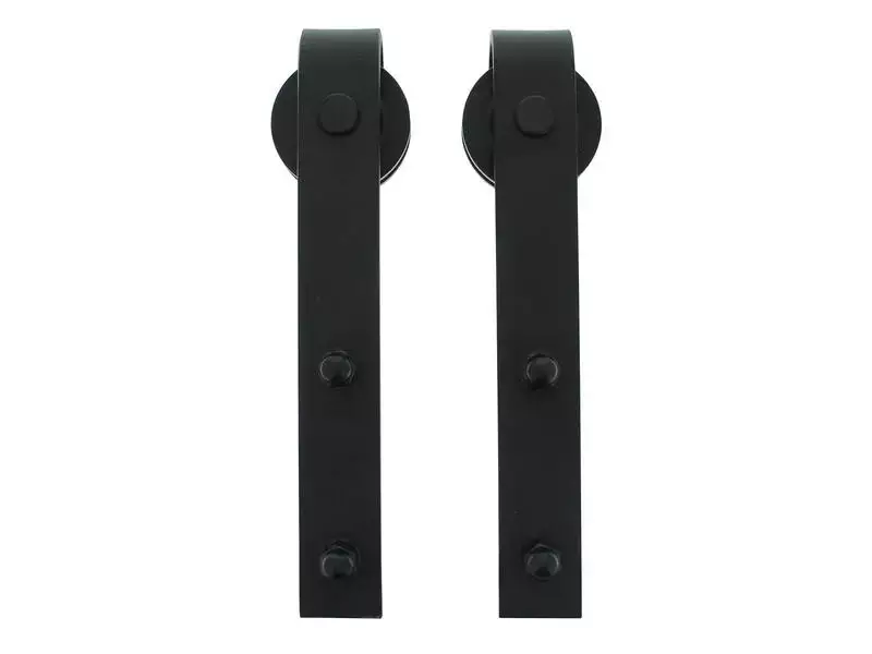 Intersteel Set van 2 hangrollen Basic zwart