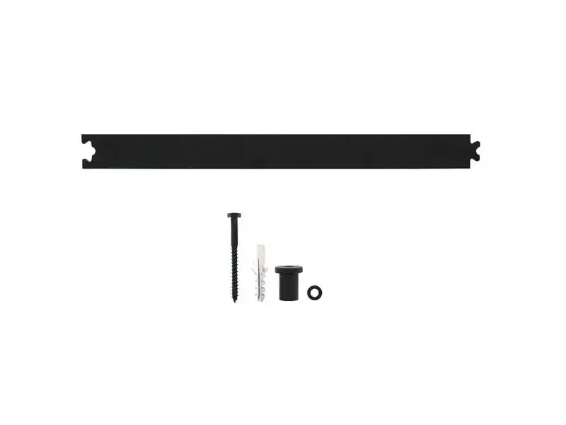 Intersteel Schuifdeursysteem tussenrail 45 cm mat zwart