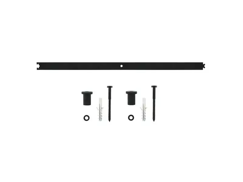 Intersteel Schuifdeursysteem tussenrail 90 cm mat zwart