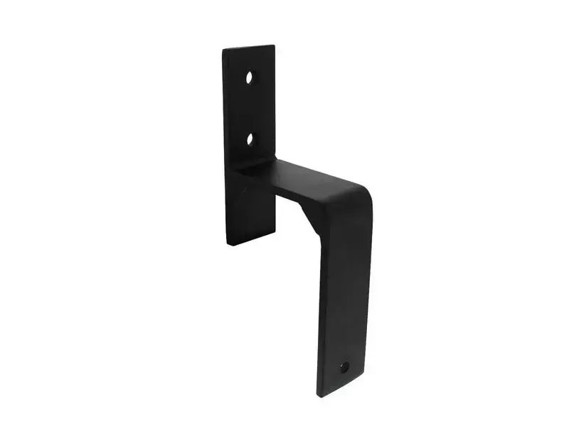 Intersteel Set van 5 wandsteunen voor dubbele schuifdeuren mat zwart
