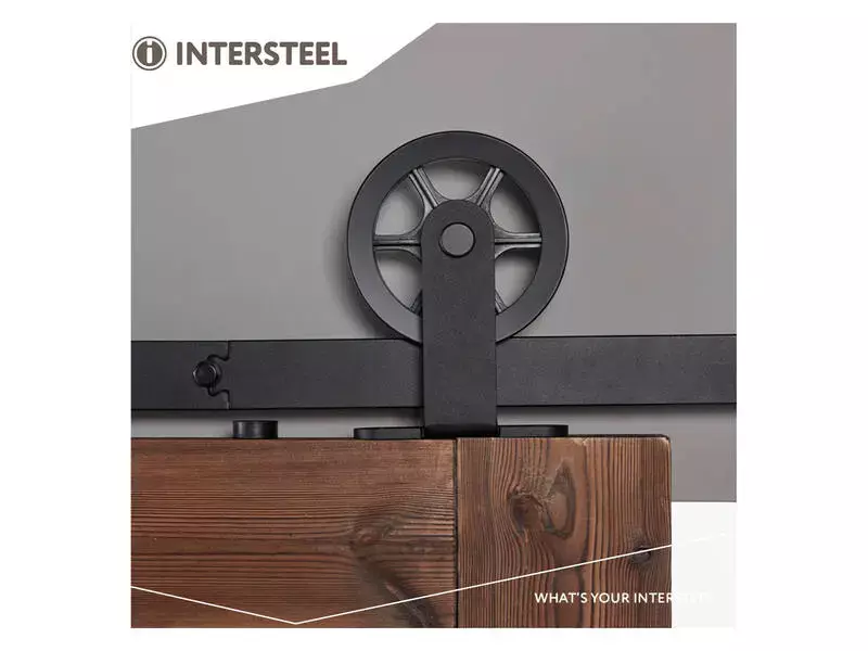 Intersteel Schuifdeursysteem Wheel Top mat zwart