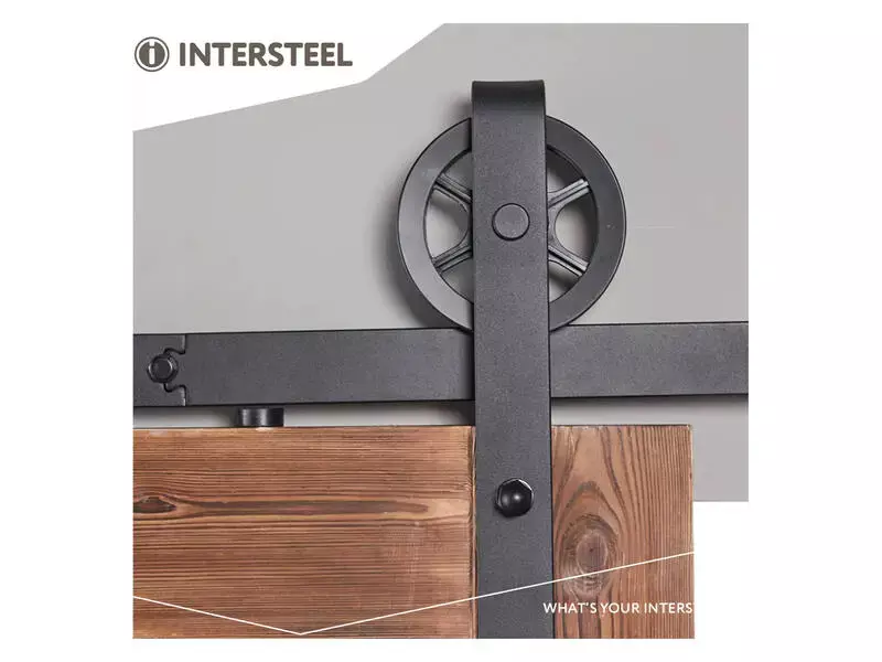 Intersteel Schuifdeursysteem Wheel mat zwart