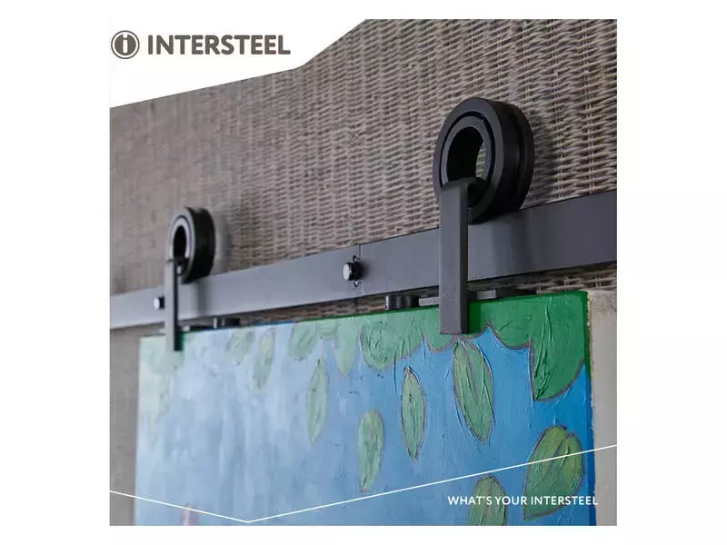 Intersteel Schuifdeursysteem Modern Top mat zwart